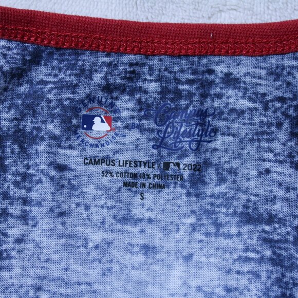 MLB Cleveland Guardians Womens Blue Tie Dye Logo Tank Top Sizes S, M, & XL - Picture 5 of 9